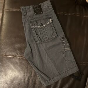 Rock Revival Men's Gray Cargo Shorts Excellent Condition
